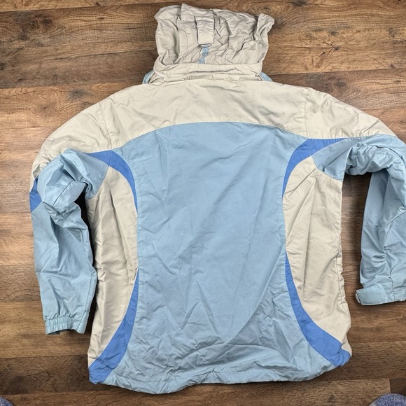 LL Bean Womens‎ Large Jacket Full Zip Winter Coat Detachable Hood - Picture 3 of 9